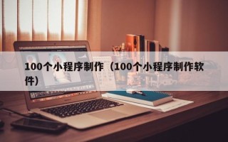 柳林100个小程序制作（100个小程序制作软件）